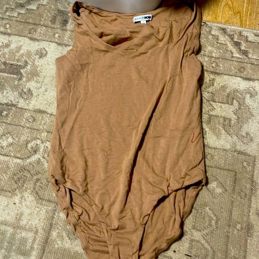 Fashion Nova Tan Body Suit